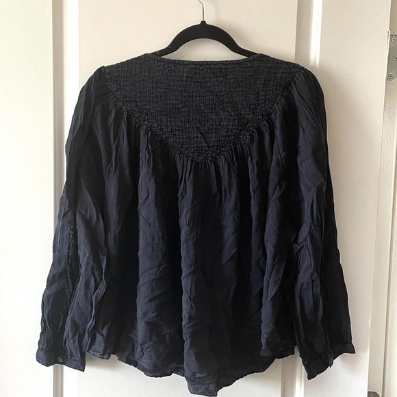 NEW FREE PEOPLE / COOL MEADOW PEASANT TOP - Picture 4 of 4